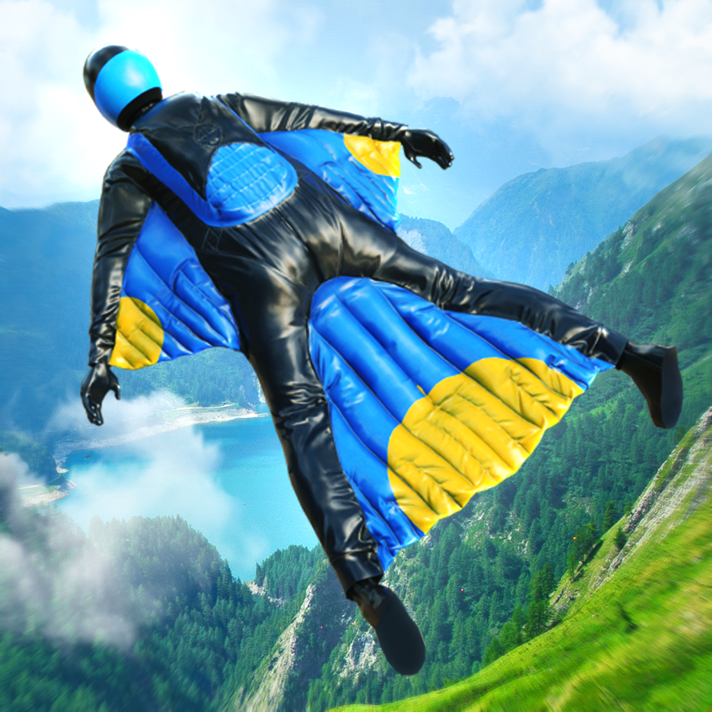 Generador Base Jump Wing Suit Flying