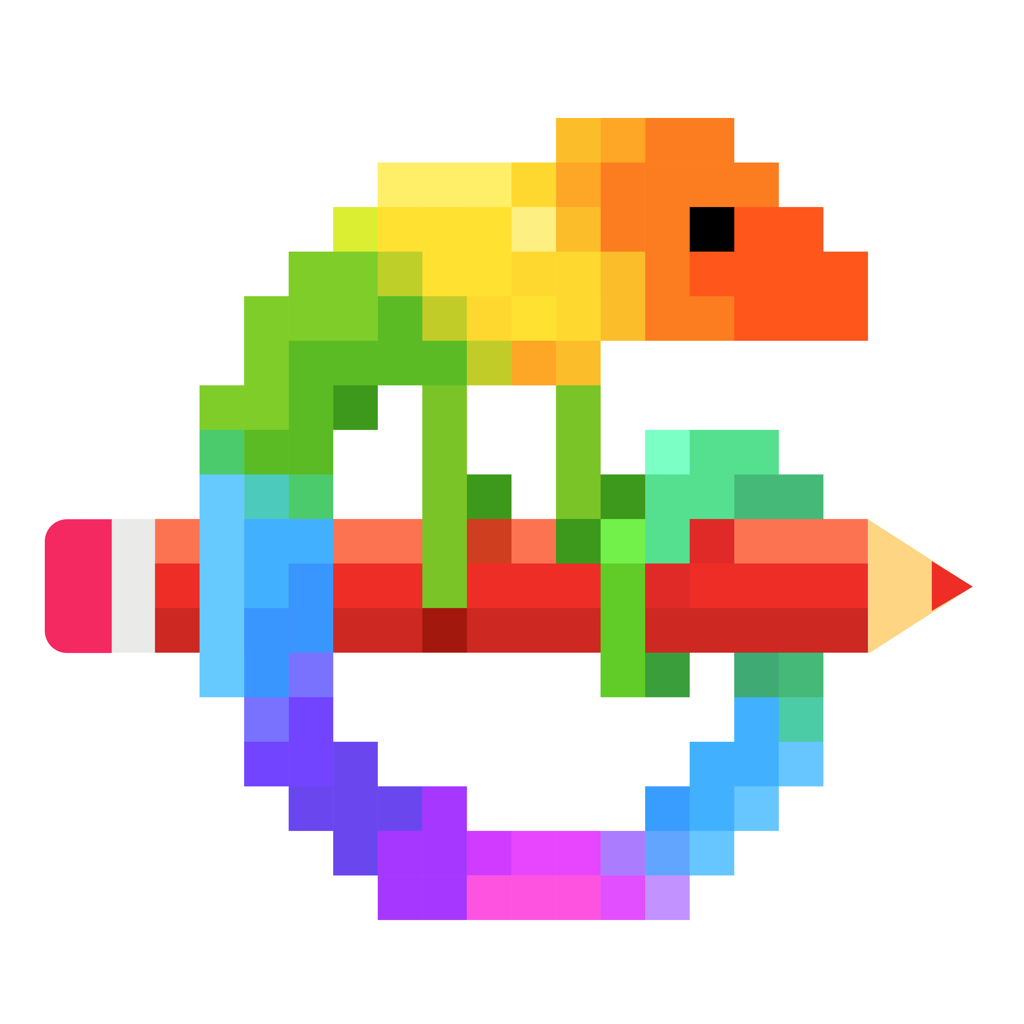 Pixel Art - Målarspel