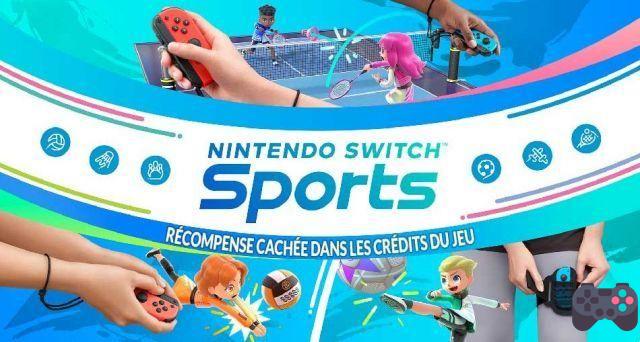 Nintendo Switch Sports ganha o título especial de empregado/funcionário ao jogar o mini game nos créditos