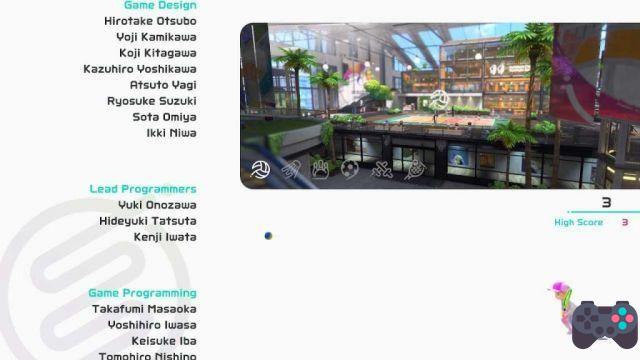 Nintendo Switch Sports consigue el título especial de empleado/empleado jugando al mini juego en los créditos