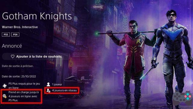 The new Gotham Knights playable up to 4 in online and local cooperation?