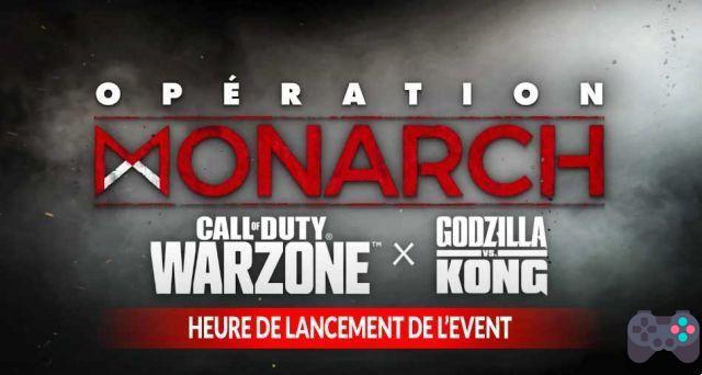 When does Call of Duty Warzone's Operation Monarch start with King Kong and Godzilla