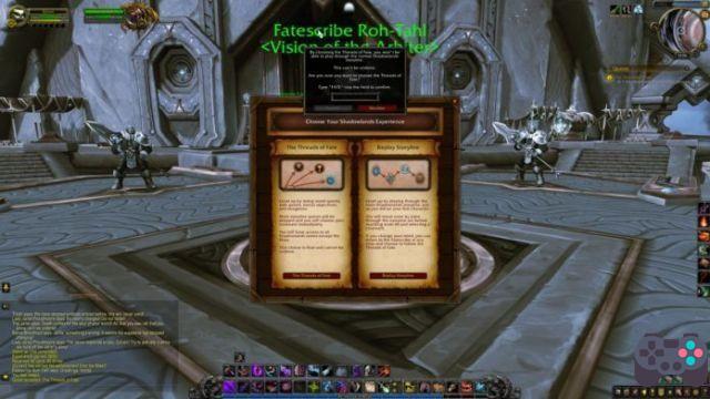 World of Warcraft Shadowlands: come sbloccare Threads of Fate per gli Alts