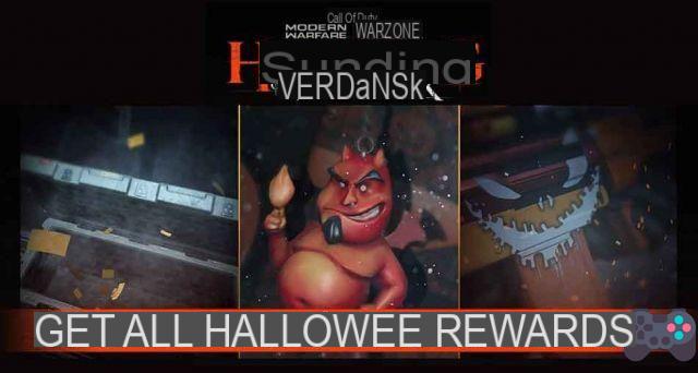 Call of Duty Warzone Halloween event where find all rewards a candy or a spell