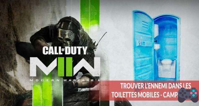 El secreto de la campaña Call of Duty Modern Warfare 2 mata al enemigo en un baño móvil