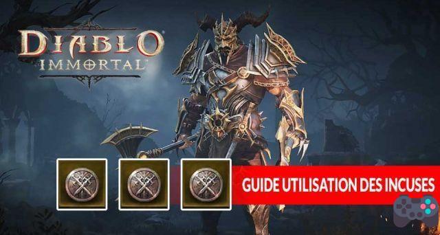 Guide Diablo Immortal get Incuses and find the merchant to use them