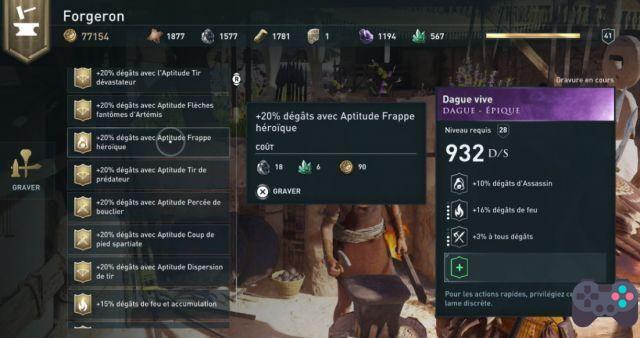 Equipo de creación y forja - Assassin's Creed Odyssey