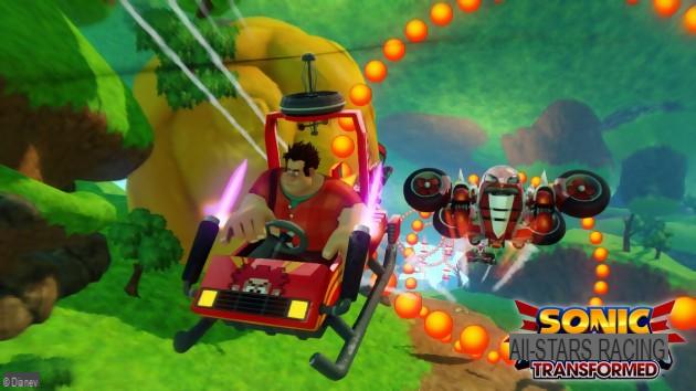 Teste Sonic & All-Stars Racing transformado