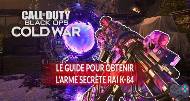 Guía de Call of Duty Black Ops Cold War sobre cómo fabricar y obtener el arma secreta Rai K-84 en zombies en Firebase Z