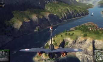 Prova World of Warplanes: atterrissage force