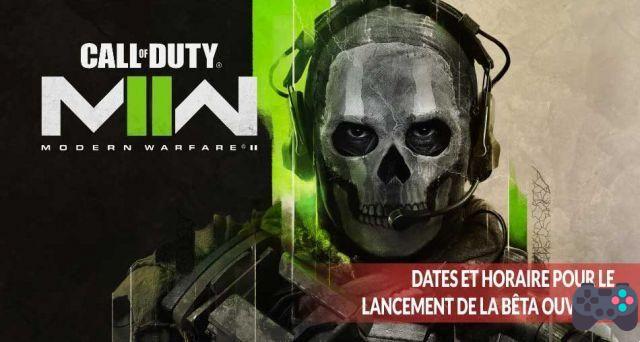 Fecha y hora de lanzamiento de la beta abierta de Call of Duty Modern Warfare II cómo jugarlo antes