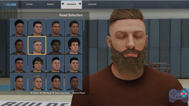 NBA 2K22 - Come cambiare volto e aspetto del giocatore