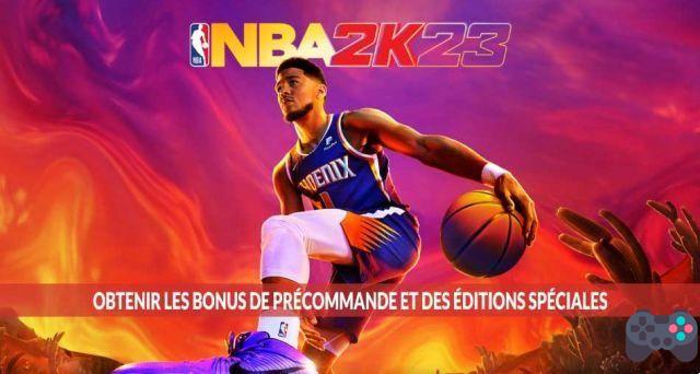 Where are the pre-order bonuses and special editions of NBA 2K23