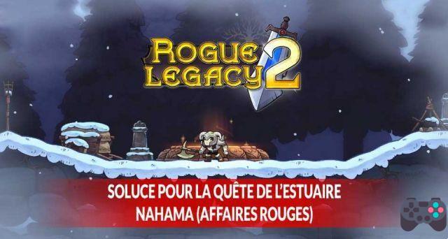 Rogue Legacy 2 tutorial quest asuntos rojos donde está la percha de Nahama en la meseta de Kerguelen