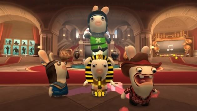 Metti alla prova i Rabbids indietro nel passato