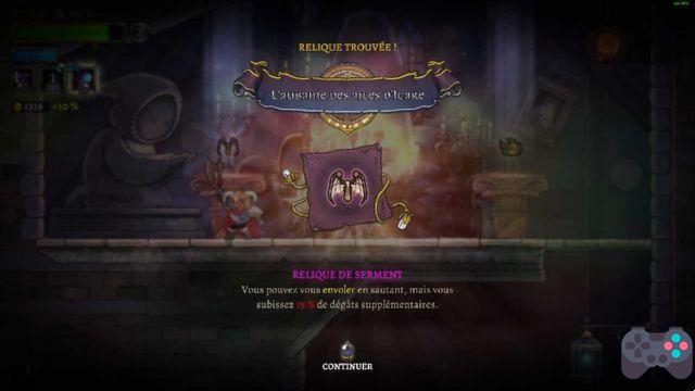 Guía Rogue Legacy 2 la lista de reliquias a encontrar y sus efectos en las clases