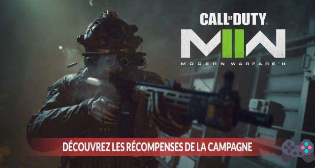 Rewards to collect on the Call of Duty Modern Warfare 2 campaign to get the multiplayer off to a good start