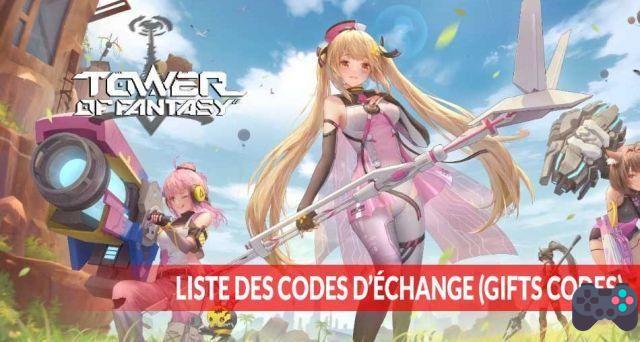 Tower of Fantasy lista de códigos de canje de paquetes de regalo (códigos de regalo)