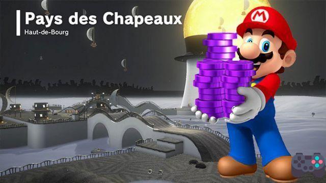 Super Mario Odyssey: la mappa delle monete viola