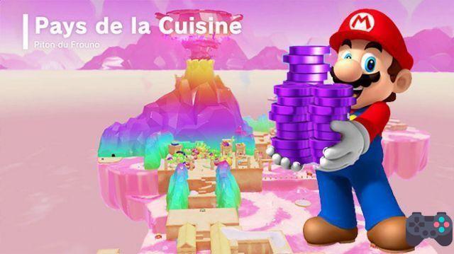Super Mario Odyssey: la mappa delle monete viola