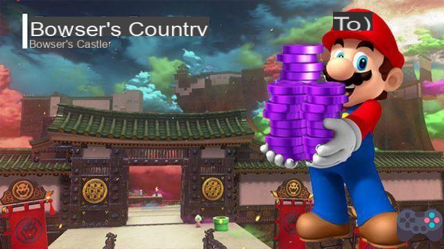Super Mario Odyssey: El mapa de monedas moradas