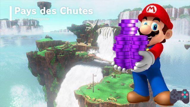 Super Mario Odyssey: O mapa das moedas roxas