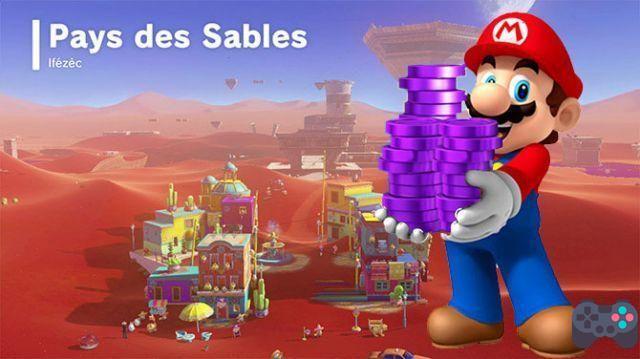 Super Mario Odyssey: la mappa delle monete viola