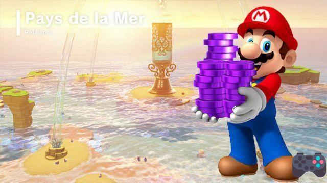 Super Mario Odyssey: El mapa de monedas moradas