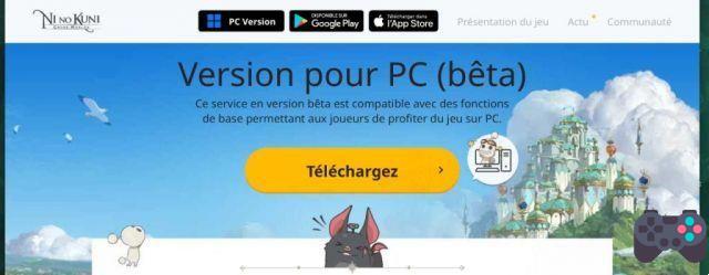 Ni No Kuni Cross Worlds está disponível como vincular sua conta para jogar no pc