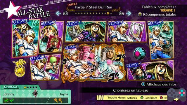 JoJo's Bizarre Adventure: All-Star Battle R a lista de todas as missões secretas