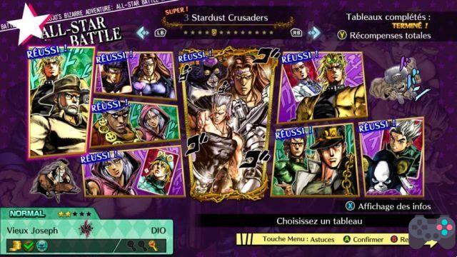 JoJo's Bizarre Adventure: All-Star Battle R the list of all secret missions