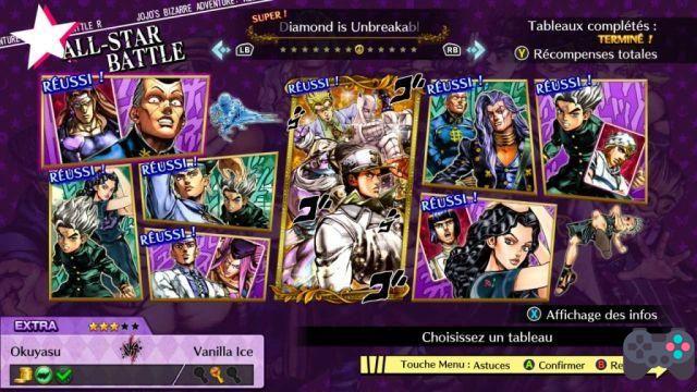 JoJo's Bizarre Adventure: All-Star Battle R the list of all secret missions