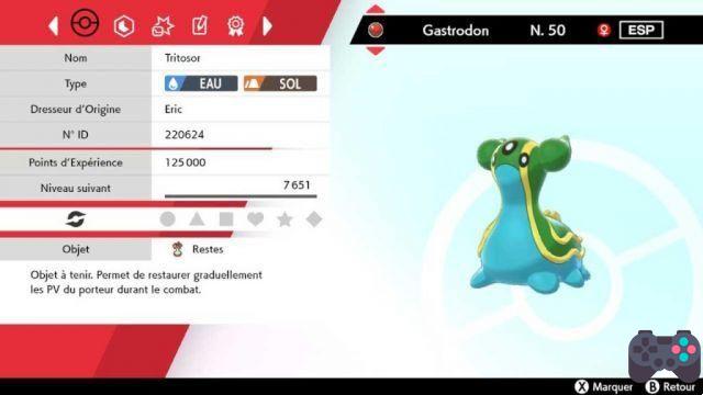 Código de regalo misterioso de distribución para obtener un Tritosor en Pokémon Sword and Shield: