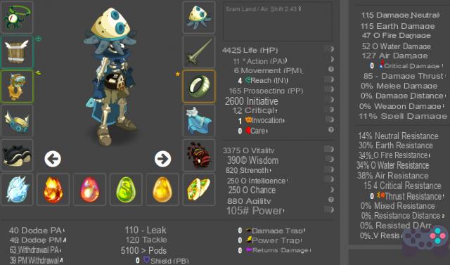 Dofus: Jeudi'Stuff, the Earth/Air Sram