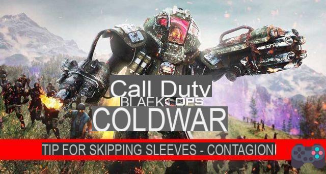 Mangas de salto de punta Call of Duty Black Ops Cold War en modo contagio