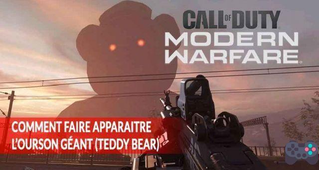Guide Call of Duty Modern Warfare how to spawn the giant teddy bear on the Station multiplayer MAP