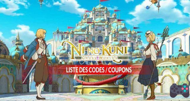 Tutti i codici regalo (coupon) per il gioco Ni No Kuni Cross Worlds