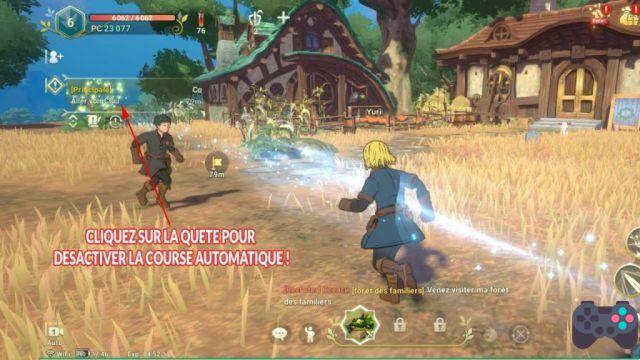 Ni No Kuni Cross Worlds cómo deshabilitar las batallas automáticas y los movimientos automáticos