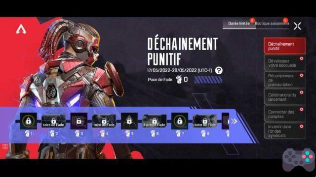 Apex Legends Mobile Punishing Rampage Event Cómo obtener fichas de desvanecimiento