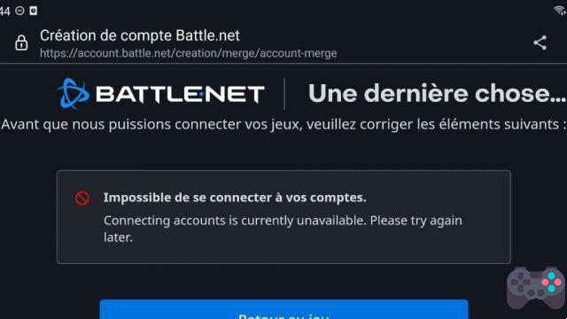 Diablo Immortal tiene problemas para vincular su cuenta de BattleNet al juego en la versión móvil